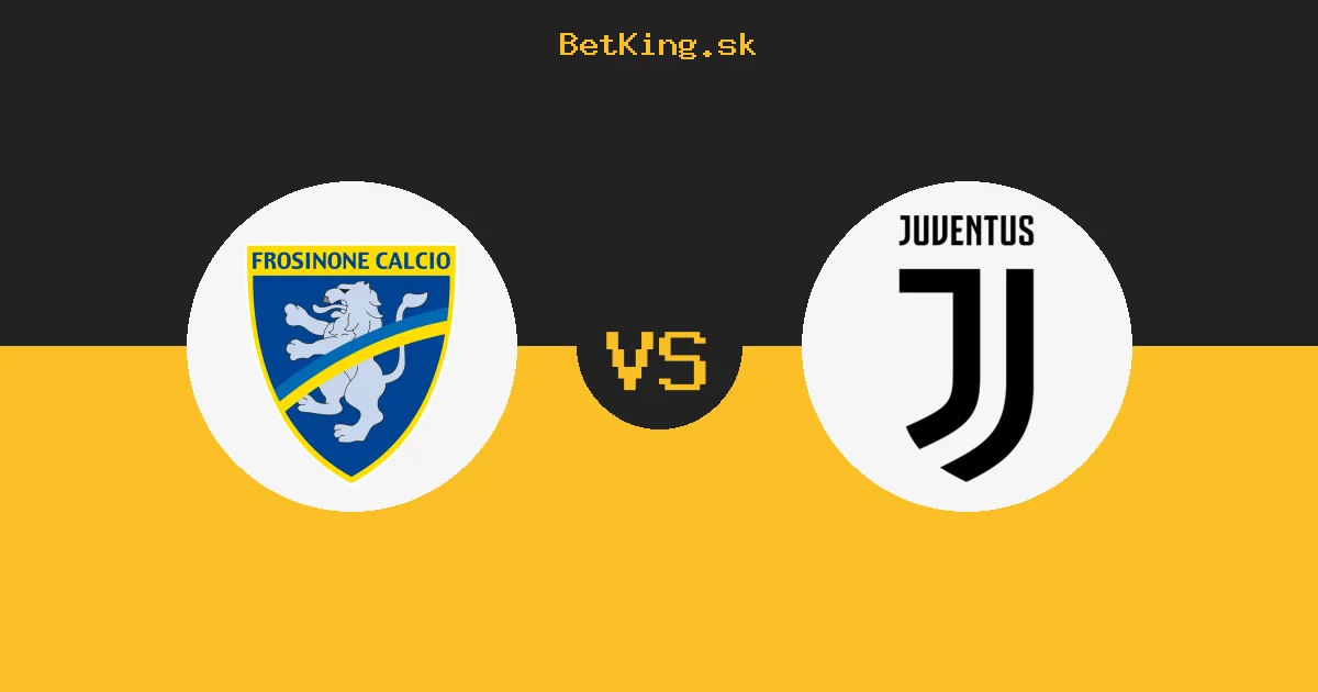 Frosinone vs. Juventus dnes 23.08.2026: Zostavy, tabuľka, kurzy, live prenos