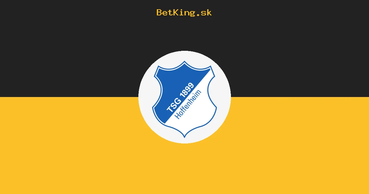 Hoffenheim vs. Dortmund dnes 05.09.2026: Zostavy, tabuľka, kurzy, live prenos
