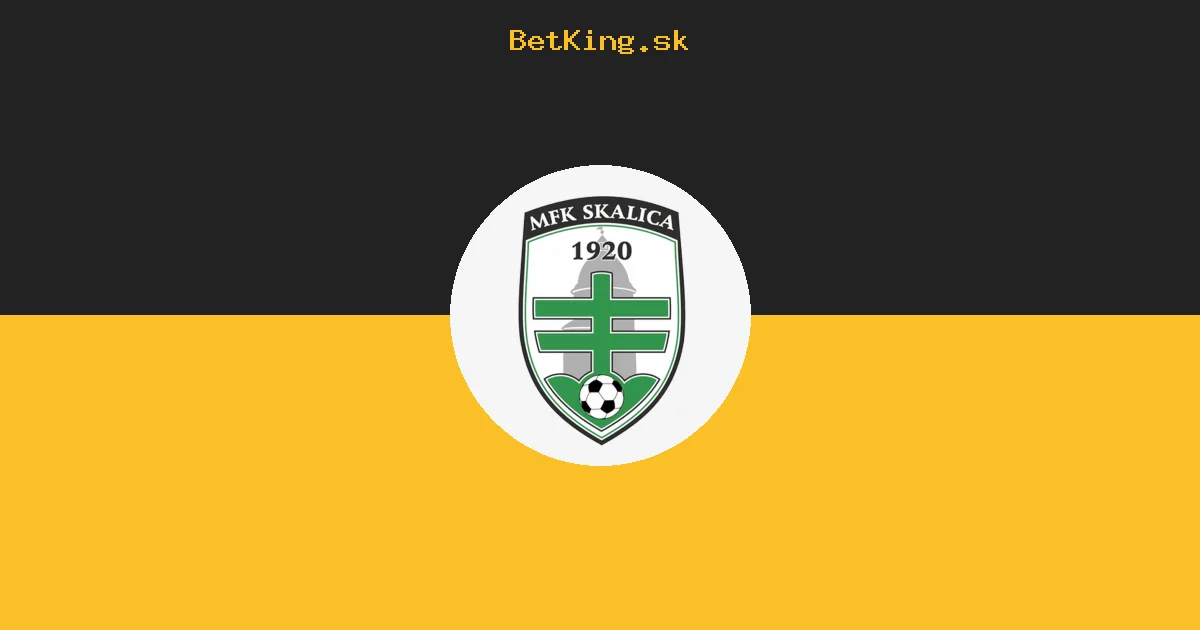 KFC Komárno vs. Skalica dnes 05.09.2026: Zostavy, tabuľka, kurzy, live prenos