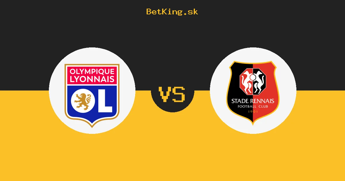 Lyon vs. Rennes dnes 19.09.2026: Zostavy, tabuľka, kurzy, live prenos
