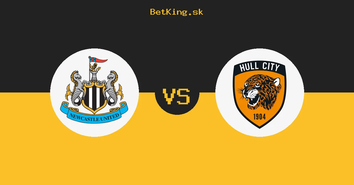 Newcastle United vs. Hull City dnes 19.09.2026: Zostavy, tabuľka, kurzy, live prenos